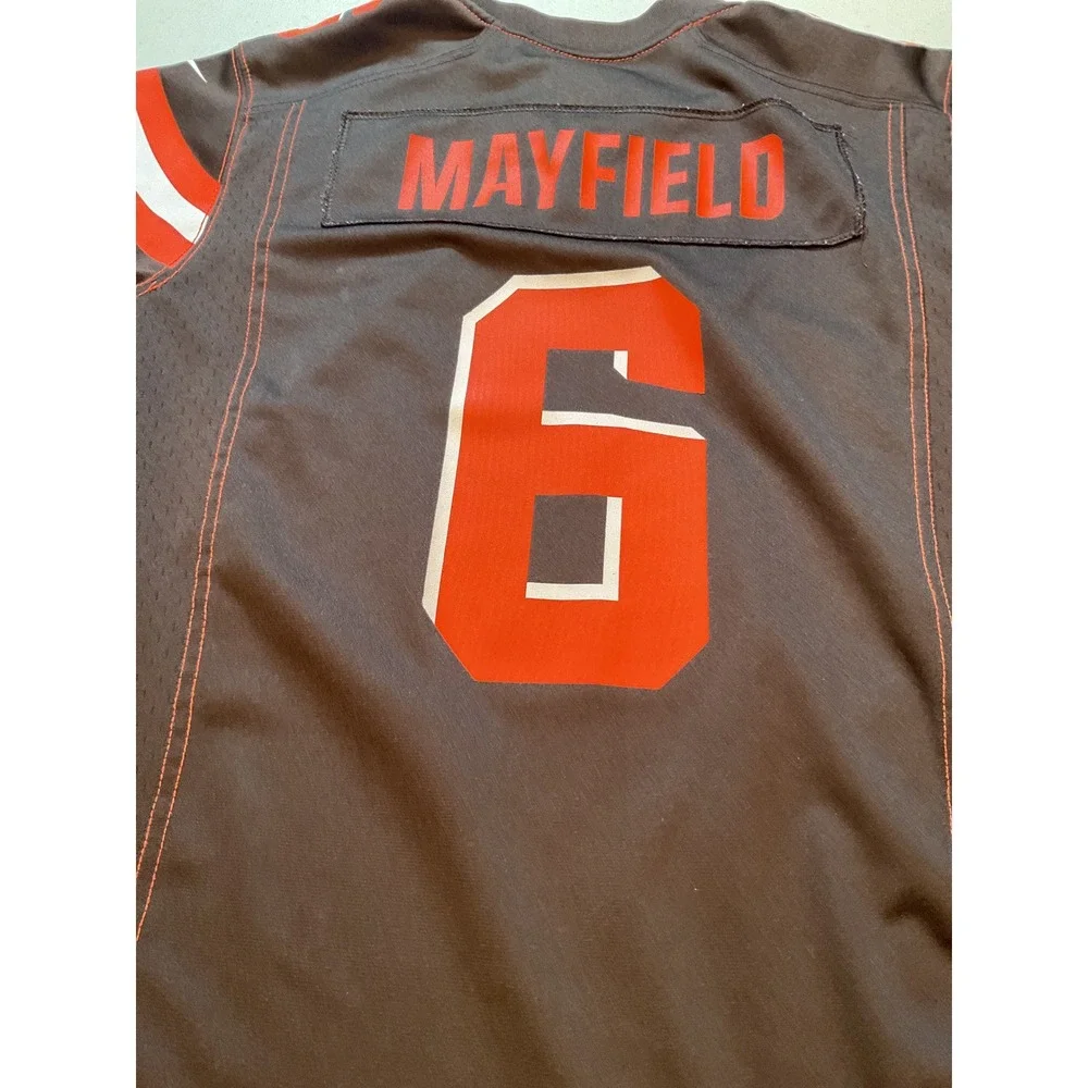 Nike‎ Cleveland Browns Baker Mayfield 6 Youth Jersey Medium 10-12 Brown On Field